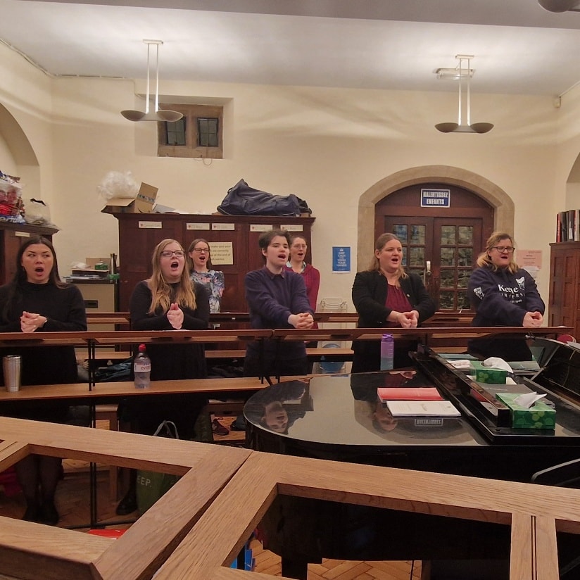 Vocalia Choir Rehearsing